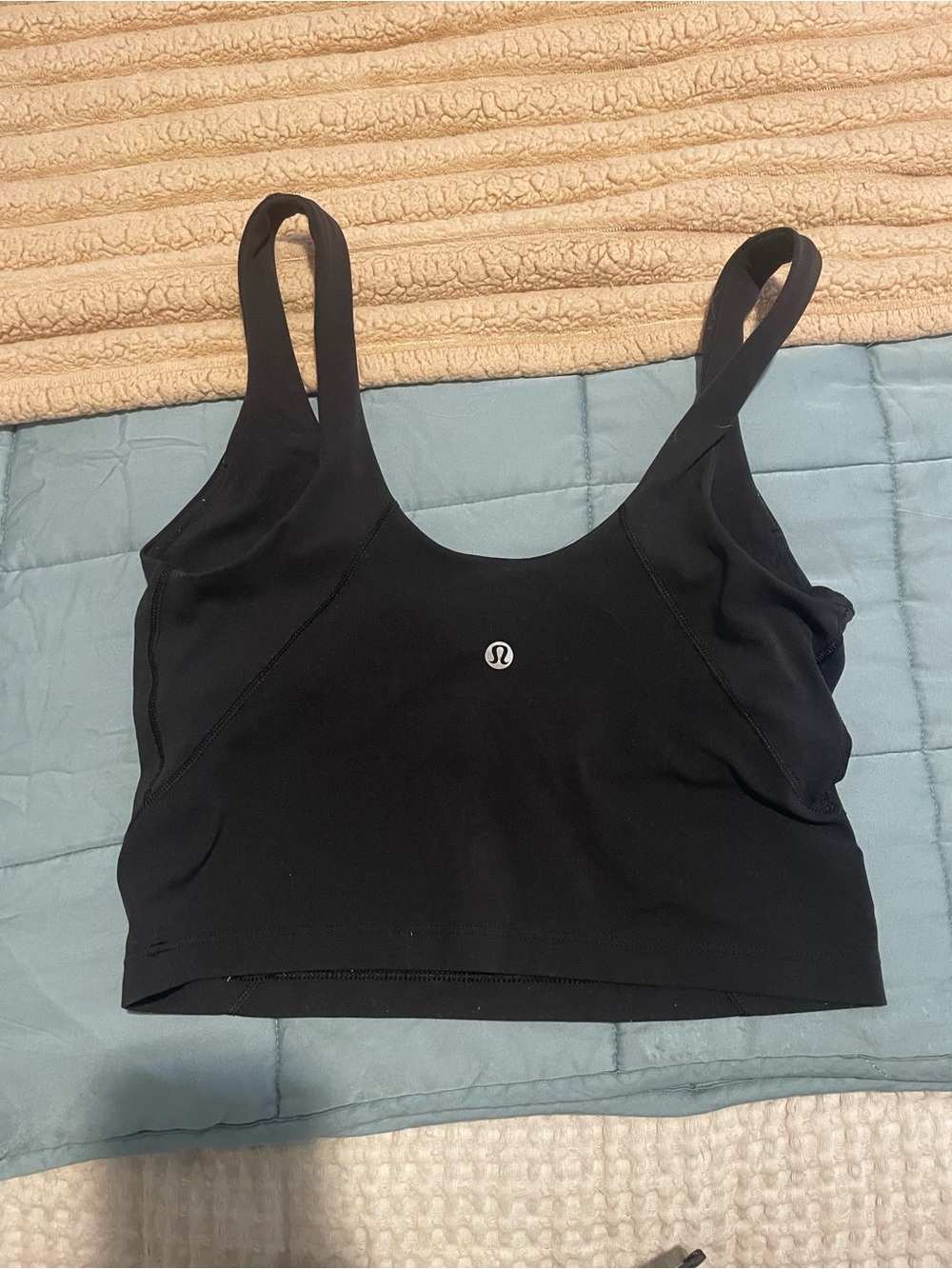 lululemon athletica Black Scoop Top